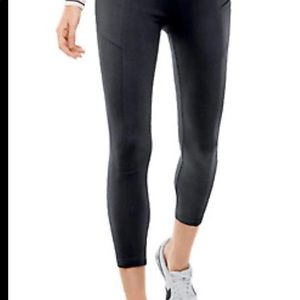 CAbi Relax Cropped Black Legging (#5685), Large